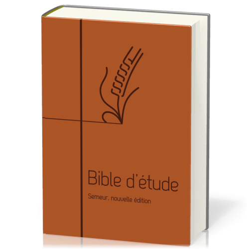 Bible du Semeur 2015 étude souple marron