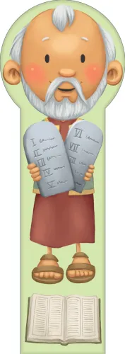 Marque-page 3D Moïse - Les Petits Héros de la Bible