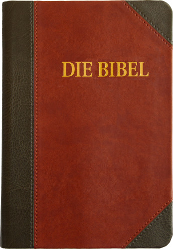 Allemand - Bible Schlachter 2000 - étude souple grenat/gris