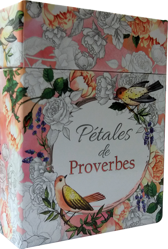 Pétales de Proverbes - 44 cartes à colorier