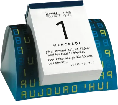 Calendrier Parole pour aujourd'hui - modèle de table 3