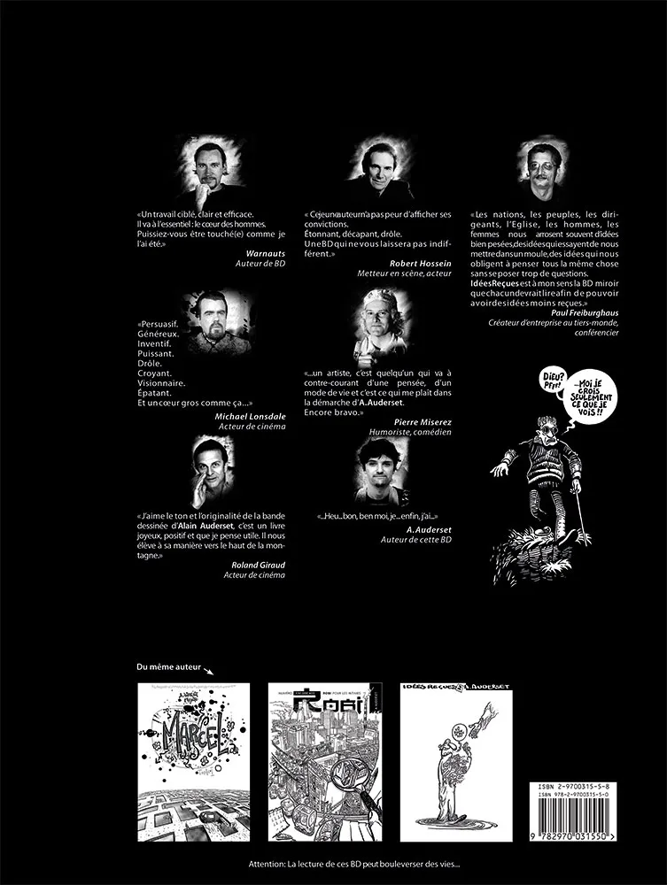 IDEE RECUES VOL.1 BD AVEC BILLY ET COCOTTE