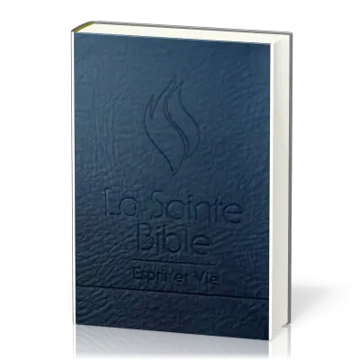 Bible Esprit et vie Editions Black out PU noir Louis Segond 1910