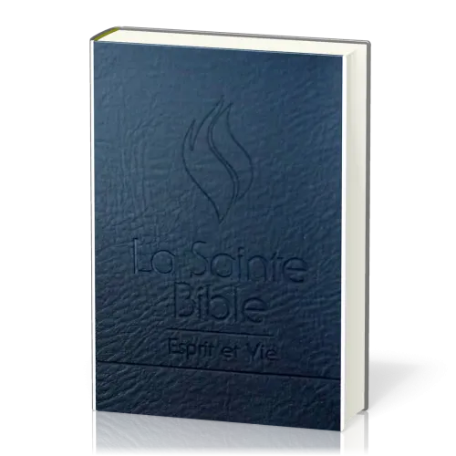 Bible Esprit et vie Editions Black out PU noir Louis Segond 1910