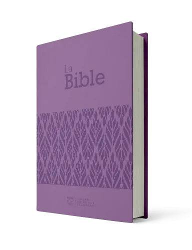 Bible Segond 21 compacte - Couverture souple Vivella violet