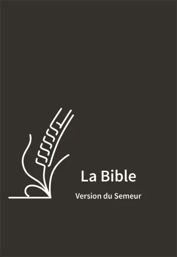 Bible Semeur 2015, couverture skivertex semi-souple noire, avec zip