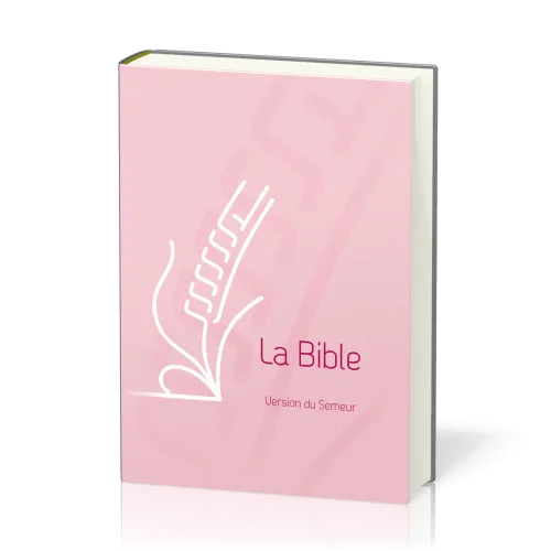 Bible Semeur 2015, couverture rigide rose illustrée
