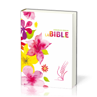 Bible Semeur 2015, couverture textile rigide, fleurs