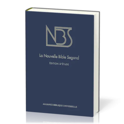 Bible NBS - étude - Rigide bleue