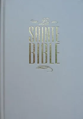 Bible Segond Esaïe 55 rigide similicuir blanc 244