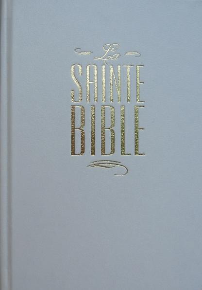 Bible Segond Esaïe 55 rigide similicuir blanc 244