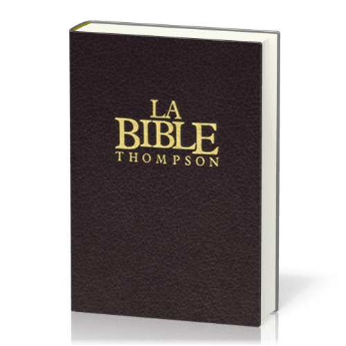 Bible Thompson version Colombe - Couverture rigide grenat, avec onglets