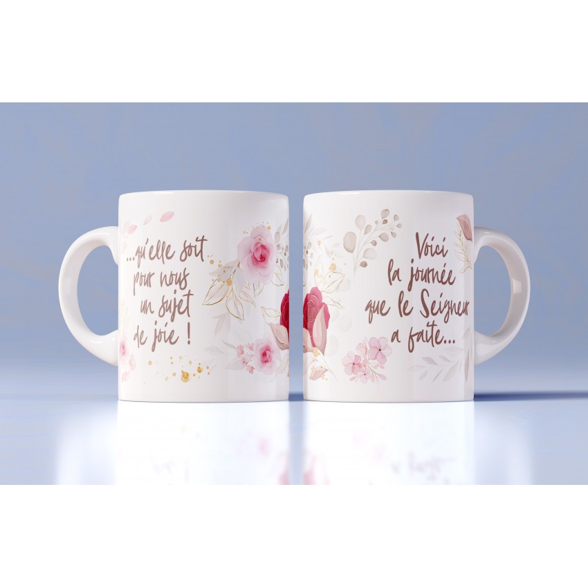 Tasse Voici la journée que le Seigneur a faite