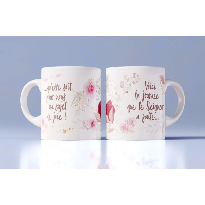 Tasse Voici la journée que le Seigneur a faite