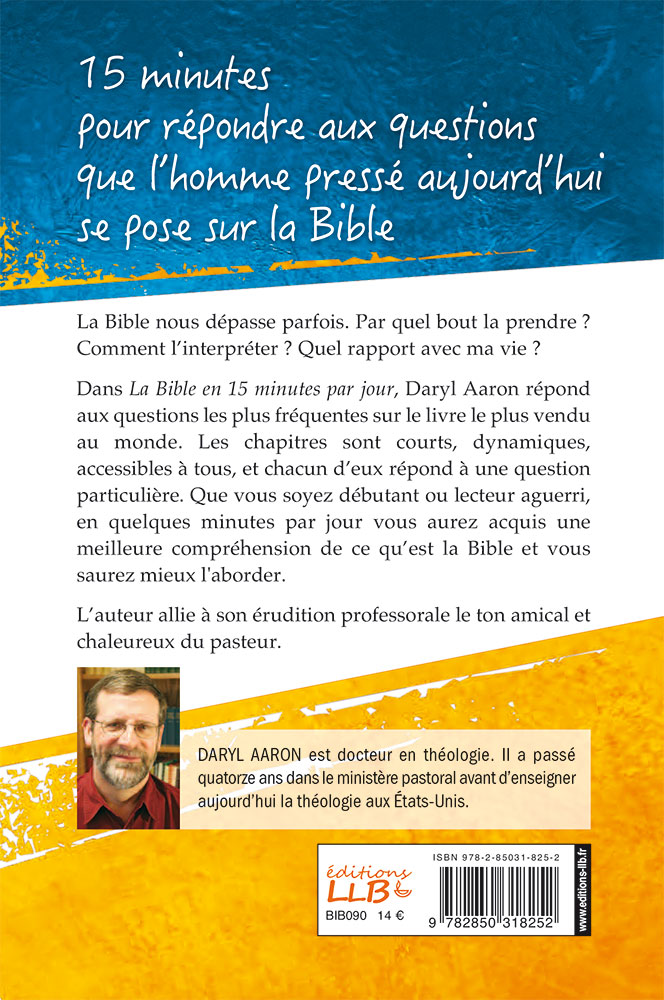 BIBLE EN 15 MINUTES PAR JOUR