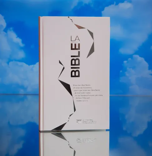 BIBLE SEGOND 21 SLIM RELIEE ARGENTEE