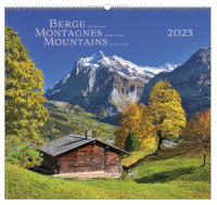 CALENDRIER MONTAGNES TRILINGUE - POSTER