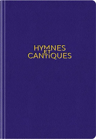 Hymnes et cantiques, petit format, rigide bleu