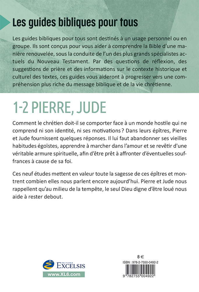 1-2 Pierre, Jude - 9 études à suivre seul ou en groupe