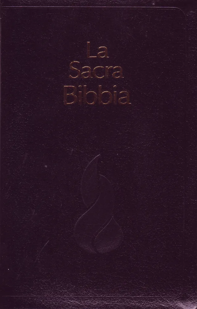 ITALIEN, BIBLE N.R. FIBRO NOIR, ONGLETS, TR. OR