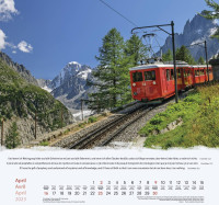 CALENDRIER MONTAGNES TRILINGUE - POSTER