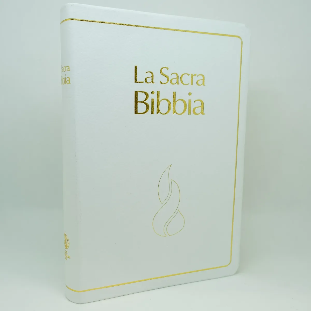 ITALIEN BIBLE NR, ETUDE A PARALLELES, FIBRO, BLANC, ONGLETS, TR. OR